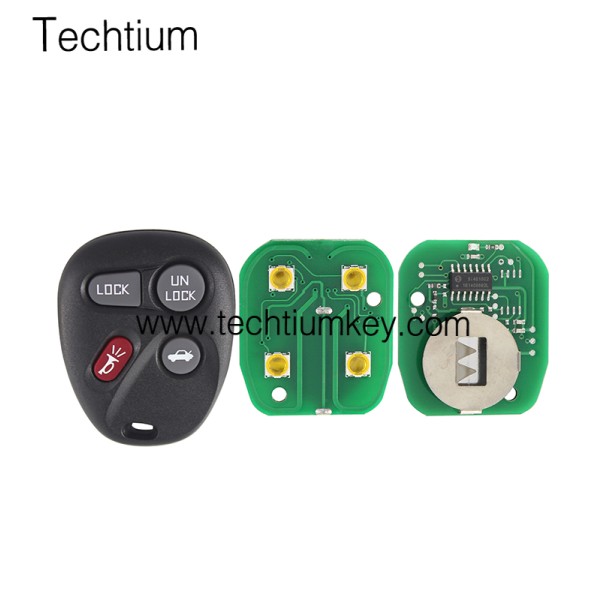 315Mhz FCC:MYT3X6898B 4 button remote key for Cadillac